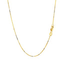 14k Yellow Gold Classic Box Chain 0.7mm-9