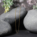 14k Yellow Gold Classic Box Chain 0.7mm-10