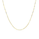 18k Yellow Gold Box Chain 0.6mm (0.60 mm)-7
