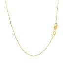 18k Yellow Gold Box Chain 0.6mm (0.60 mm)-8