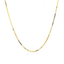 14k Yellow Gold Classic Box Chain 1.0mm-8