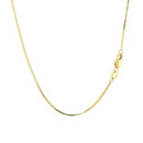 14k Yellow Gold Classic Box Chain 1.0mm-9