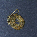 14k Yellow Gold Classic Box Chain 1.0mm-12