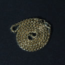 2.4mm 14k Yellow Gold Round Box Chain-12