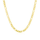 3.1mm 14k Yellow Gold Solid Figaro Chain-7