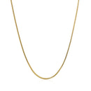 14k Yellow Gold Franco Chain 0.9mm-10