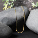 14k Yellow Gold Franco Chain 0.9mm-11