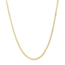 14k Yellow Gold Adjustable Box Chain (1.10 mm)-8