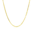 14k Yellow Gold Diamond Cut Cable Link Chain (1.50 mm)-8