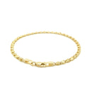 2.9mm 14k Yellow Gold Heart Bracelet-7