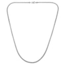Ice Barrel Chain in 14k White Gold (3.10 mm)-6
