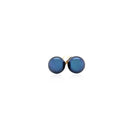 14k Yellow Gold Cultured Black Pearl Stud Earrings (6.0 mm)-6