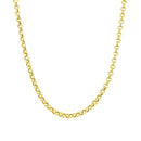 2.3mm 10k Yellow Gold Rolo Chain-7