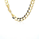 8.2mm 14k Yellow Gold Solid Curb Chain-8