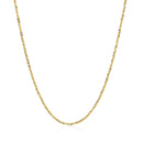 14k Yellow Gold Sparkle Chain 1.1mm-7