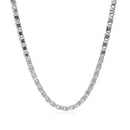 2.9mm 14k White Gold Heart Chain-8