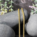 14k Yellow Gold Light Weight Wheat Chain (3.20 mm)-10