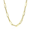 10K Yellow Gold Lite Paperclip Chain (4.20 mm)-8