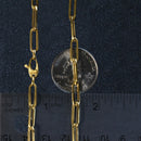 10K Yellow Gold Lite Paperclip Chain (4.20 mm)-12