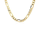 5.4mm 10k Yellow Gold Lite Figaro Chain-6
