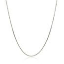 14k White Gold Octagonal Box Chain (1.00 mm)-7