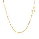 14k Yellow Gold Singapore Chain 1.5mm-9