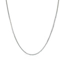 14k White Gold Franco Chain 0.9mm-7
