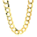 14k Yellow Gold Solid Curb Chain 10.0mm-7