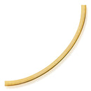 6.0mm 14k Two Tone Gold Reversible Omega Necklace-5