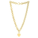 14k Yellow Gold Rolo Link Necklace (11.40 mm)-7