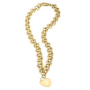 14k Yellow Gold Rolo Link Necklace (11.40 mm)-8