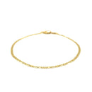 10k Yellow Gold Mariner Link Bracelet 1.7mm-7