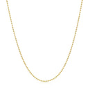 14k Yellow Gold Bead Chain 1.0mm-9