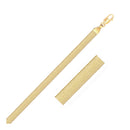 4.0mm 14k Yellow Gold Super Flex Herringbone Chain-6