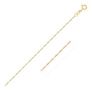 14k Yellow Gold Singapore Chain 0.6mm-6
