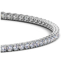 Lab Grown Round Diamond Tennis Bracelet in 14k White Gold (2 cctw F/G  VS2/SI1)-5