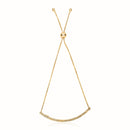 14k Yellow Gold Chain Bar Lariat Style Bracelet-6