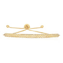 14k Yellow Gold Chain Bar Lariat Style Bracelet-7