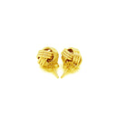 Love Knot Post Earrings in 14k Yellow Gold-7