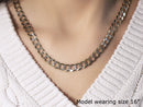 8.2 mm 14k Two Tone Gold Pave Curb Chain-11