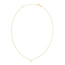 14K Yellow Gold Pisces Necklace-4
