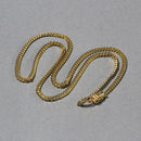 3.2mm 14k Yellow Gold Classic Solid Miami Cuban Chain-11