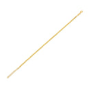 14k Yellow Gold Spaced Bead Bracelet  (3.00 mm)-3