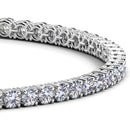 Lab Grown Round Diamond Tennis Bracelet in 14k White Gold (7 cctw F/G  VS2/SI1)-6