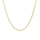 14k Yellow Gold Rolo Chain 1.9mm-8