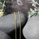 14k Yellow Gold Rolo Chain 1.9mm-10