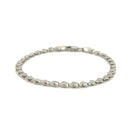 2.9mm 14k White Gold Heart Anklet-6