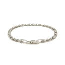 2.9mm 14k White Gold Heart Anklet-7