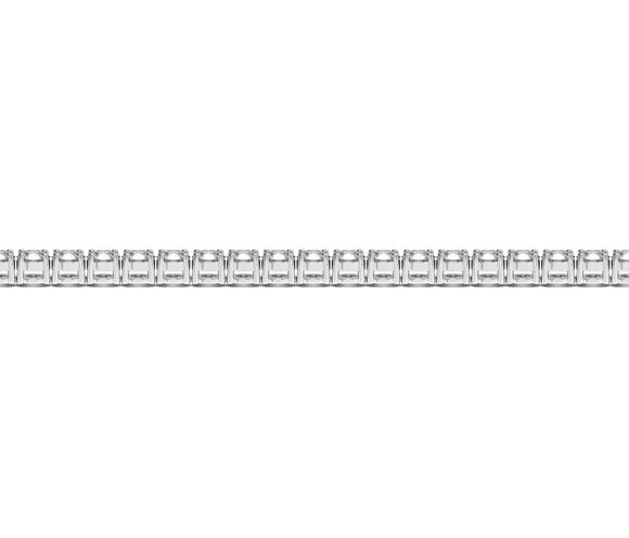 Lab Grown Round Diamond Tennis Bracelet in 14k White Gold (5 cctw  F/G  VS2/SI1)