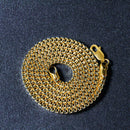 3.2mm 14k Yellow Gold Square Franco Chain-11